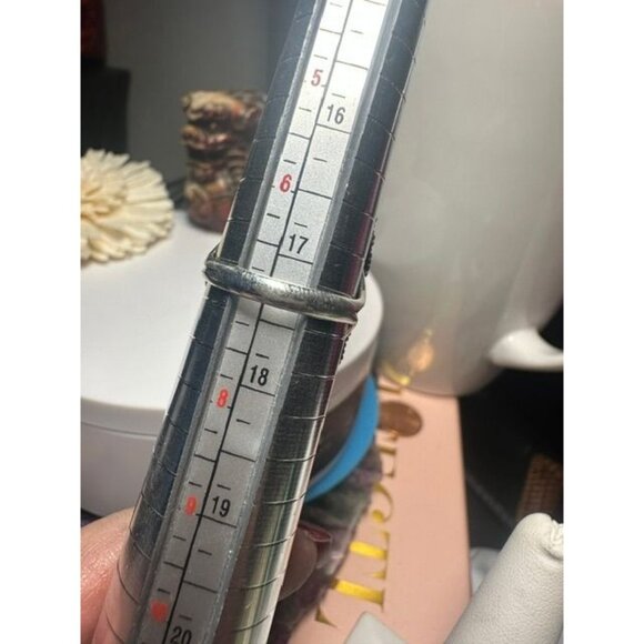 Sterling Silver Rose Quartz Chuncky Ring - Picture 2 of 6